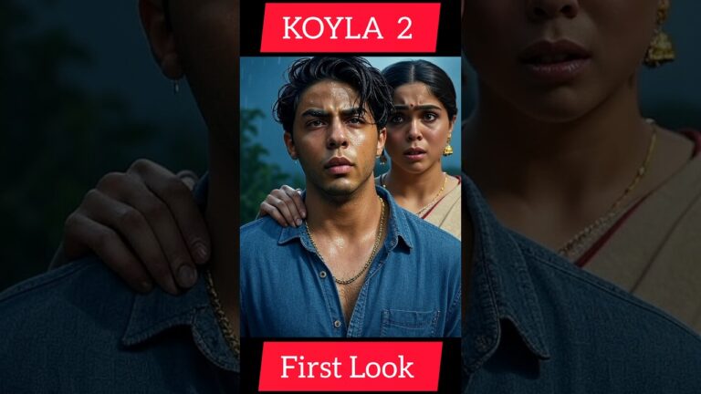 KOYLA 2 – First Look (2025) | Aryan Khan, Sharvari Wagh | Shah Rukh Khan #ytshorts #srk #bollywood
