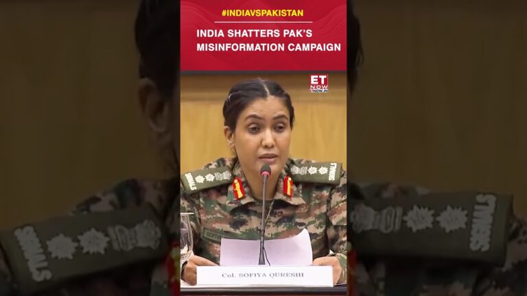 BREAKING NEWS LIVE: India Shatters Pakistan’s Misinformation Campaign |#etnow #indiapakistan #shorts