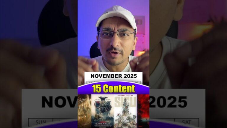 Upcoming Movies/Series in November 2025