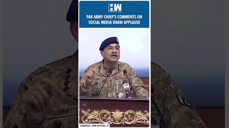 #Shorts | Pak Army Chief’s Comments on Social Media Draw Applause | TwoNationTheory | India Pakistan