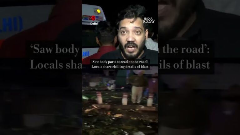 Delhi Blast near Red Fort: Eyewitness Recounts Mishap | #shorts