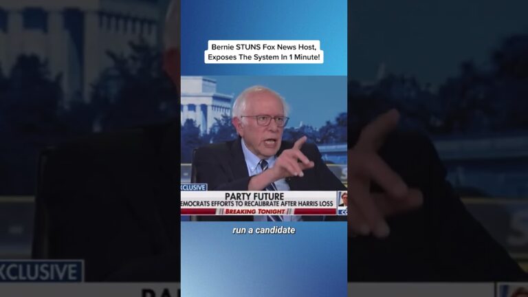 Bernie Sanders SHOCKS Fox News Host #shorts #news #politics