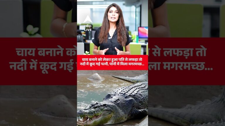 चाय बनाने को लेकर हुआ पति से लफड़ा तो… | ABP News Shorts  | #trending
