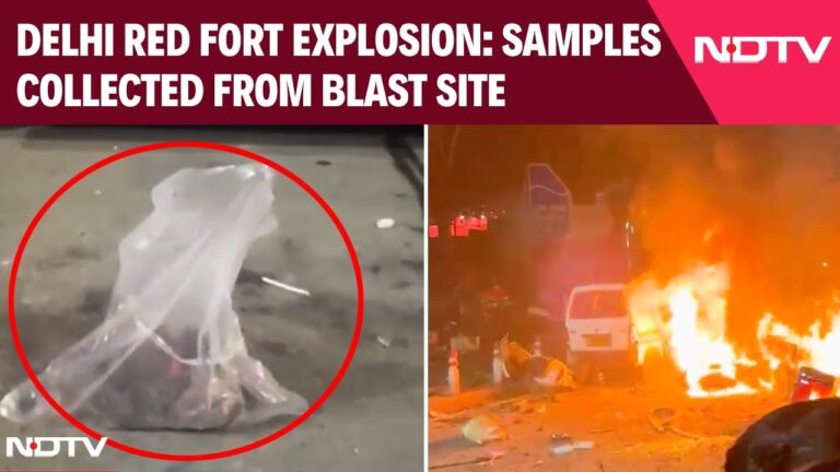Delhi Blast News | Explosion In Near Delhi’s Red Fort: Samples Collected From Blast Site