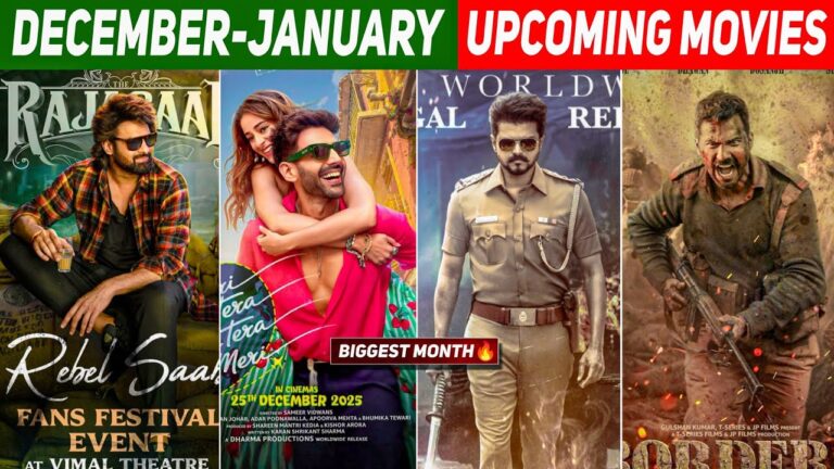 Top 10 Upcoming Movies Releasing December To January 2026 (Hindi)|Upcoming Bollywood & South Indian