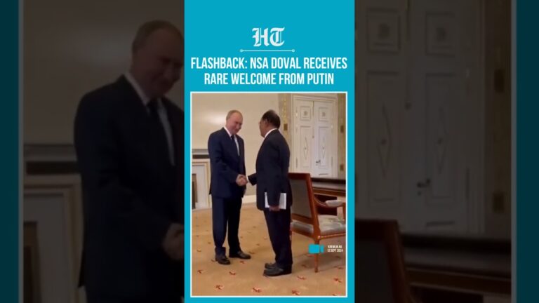 WATCH: When Putin Personally Welcomed NSA Doval In Russia Last September | #shorts