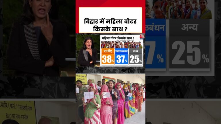 Bihar Elections: बिहार में महिला वोटर किसके साथ ? #aajtak #biharelection2025 #news #shorts