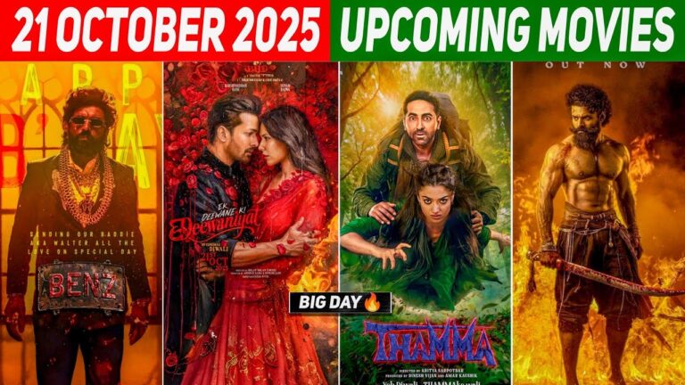 Top 07 Upcoming Movies Releasing This 21 October 2025 In Hindi | Upcoming Bollywood & South Films