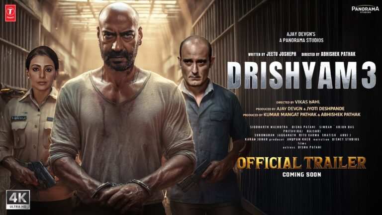 DRISHYAM 3 – Official Trailer | Ajay Devgn | Tabu | Akshaye Khanna | New Movies Trailers 2025