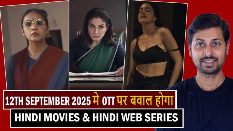 Top 10 New Release Ott Hindi Movies & Hindi Web Series 12th September 2025