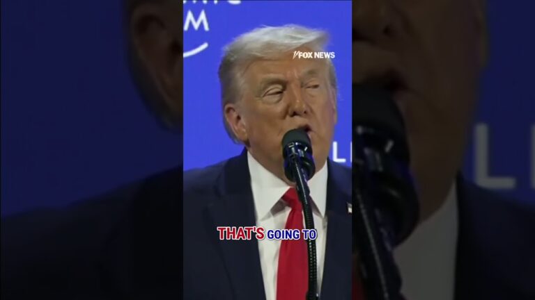 Trump TAKES DOWN Canada in Davos speech: ‘REMEMBER THAT, MARK!’ #foxnews #news #shorts #trump