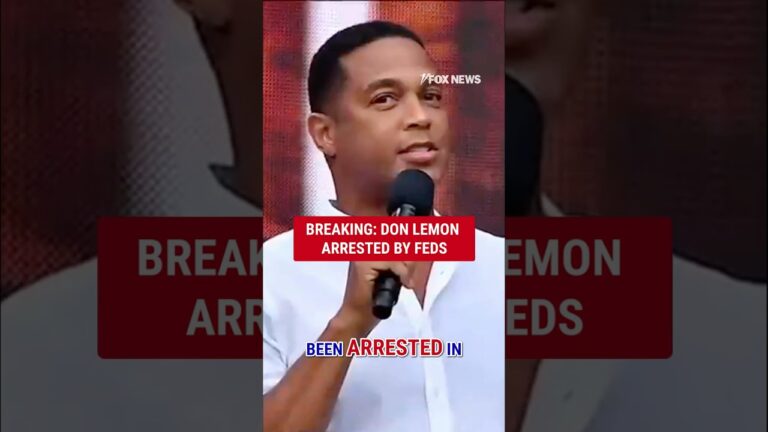 BREAKING: Don Lemon ARRESTED by feds #shorts