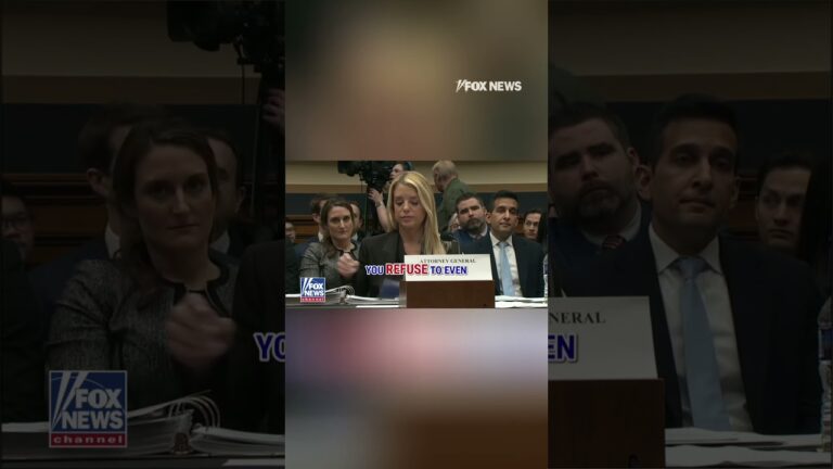 AG Bondi THROWS DOWN with Jasmine Crockett at hearing #shorts #usa #us #news #politics