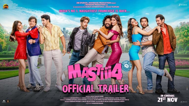 Mastiii 4 – Official Trailer| Riteish Deshmukh | Vivek Oberoi | Aftab Shivdasani | 21st Nov