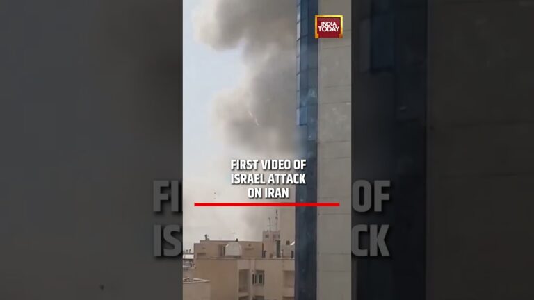 MUST WATCH: First Video of Israel Attacking Iran | Israel-Iran News | #shorts