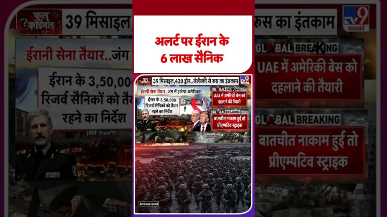 America Iran War Update: अलर्ट पर ईरान के 6 लाख सैनिक  | #shorts #youtubeshorts