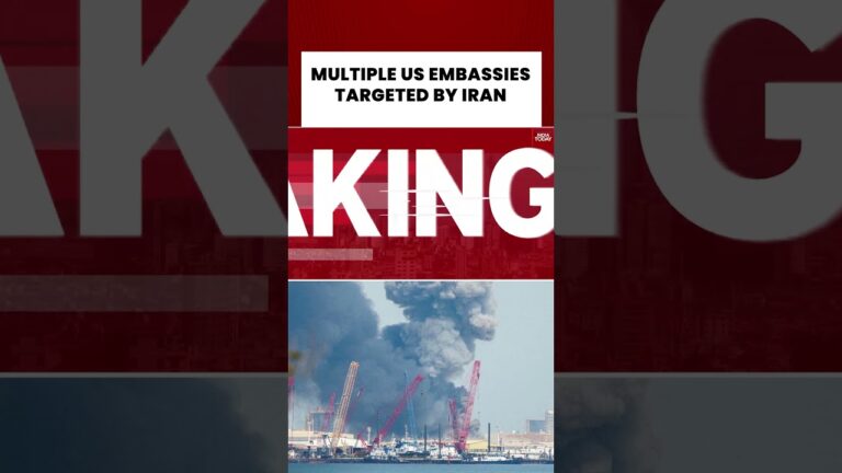 USA Vs Iran News: Iran Attacks US Multiple Embassies | Iran Against US | #shorts