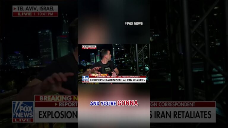 ‘We gotta move’: Iran launches massive missile barrage at Tel Aviv #shorts #news #foxnews #us