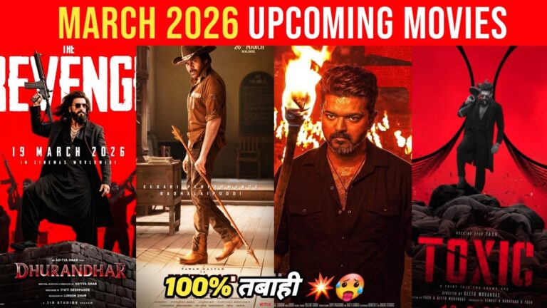 Top 10 Upcoming Movies In March 2026 In Hindi || Upcoming Bollywood & South Indian Films March 2026