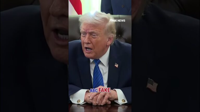 Trump CLASHES with ABC News reporter: ‘You’re a loud person’ #shorts #trump #media #abc #whitehouse
