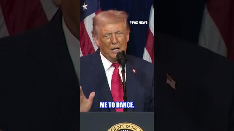 MAKE AMERICA GROOVE AGAIN: Trump on what the first lady thinks about his dancing #shorts #trump #fox
