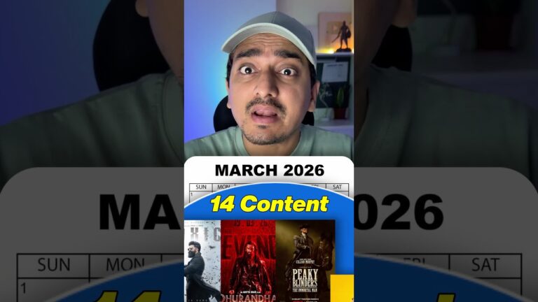 Upcoming March Movies/Series 🧨