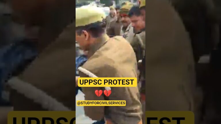 uppsc protest sad news UPPSC protest latest news #shorts