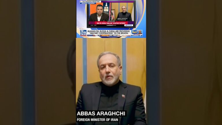 Iranian FM says Russia, China helping in region ‘militarily’ #shorts #foxnews #world #iran #news
