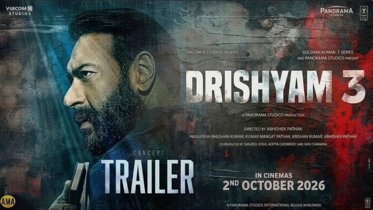 DRISHYAM 3 – Official Trailer | Ajay Devgn | Prachi D |Jaideep | Tabu | New Movie Trailer