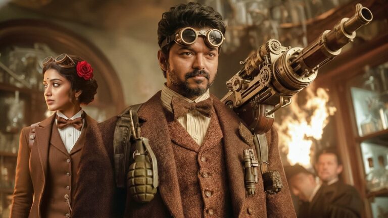 Thalapathy Vijay & Sreeleela Full Action Movie | Charminar | Latest South Indian Movie in Hindi Dubb