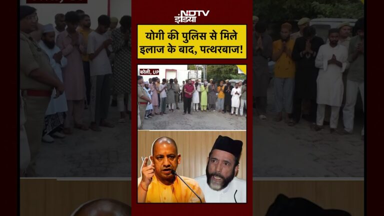 Bareilly News: Yogi की पुलिस से मिले इलाज के बाद, पत्थरबाज! #shorts #youtubeshorts #bareilly #upnews