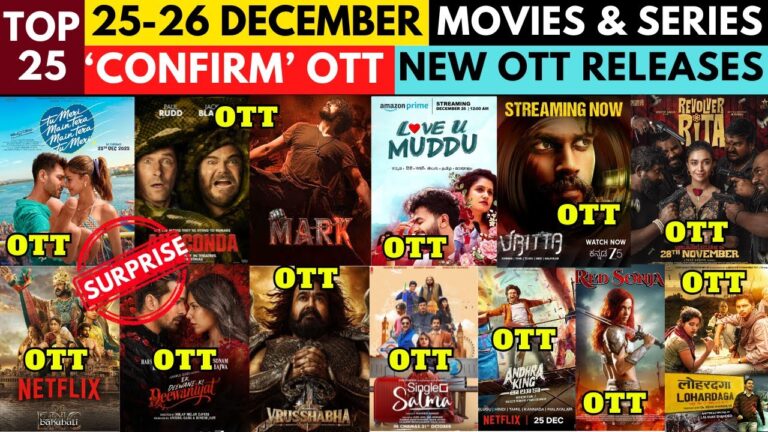 OTT Release Movies This Week Confirmed I New Movies on OTT I New on Netflix I New on Amazon Prime