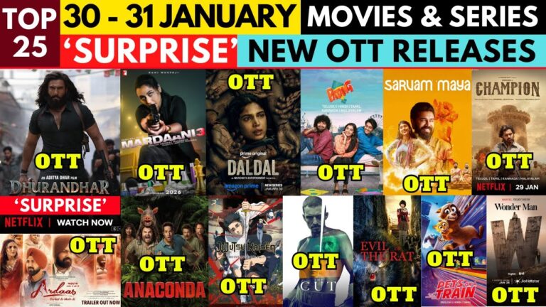 Surprise OTT Release Movies I Dhurandhar OTT Release Netflix I New OTT Releases I New on OTT