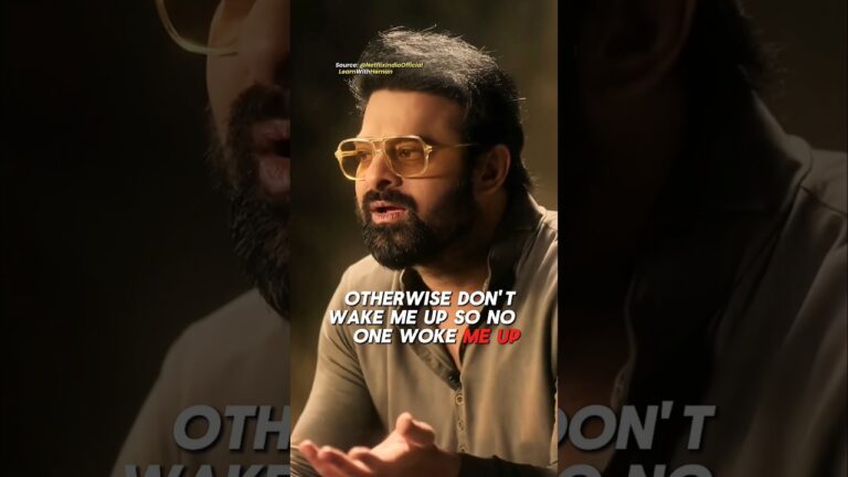 The Unshakeable Confidence of Prabhas Before His Movie Release | Interview